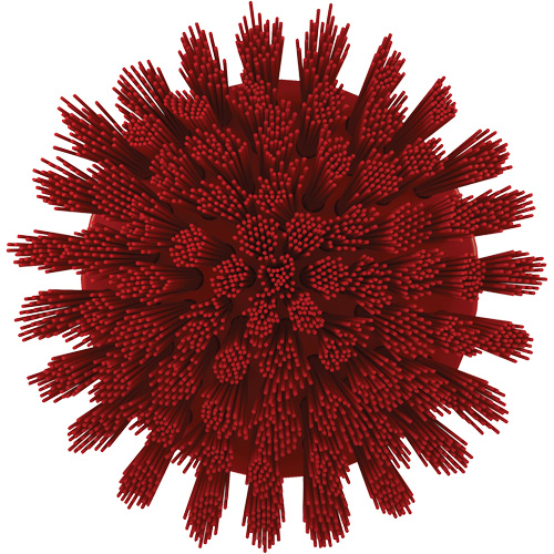 HyDrive Round Drill Brush, Extra Stiff Bristles, 3-1/10" Long, Red Infinity Industrial Services Inc.