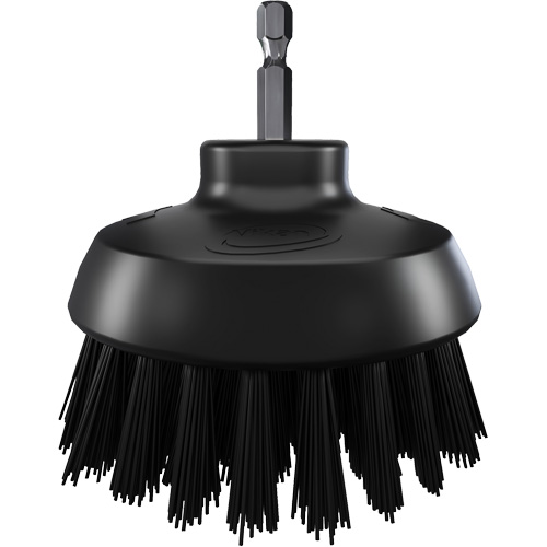 HyDrive Round Drill Brush, Extra Stiff Bristles, 3-1/10" Long, Black Infinity Industrial Services Inc.