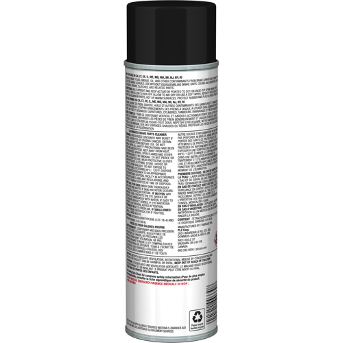 Nettoyant pour pi&egrave;ces de freins Pro Line avec tr&egrave;s faible teneur en COV, Canette a&eacute;rosol Infinity Industrial Services Inc.