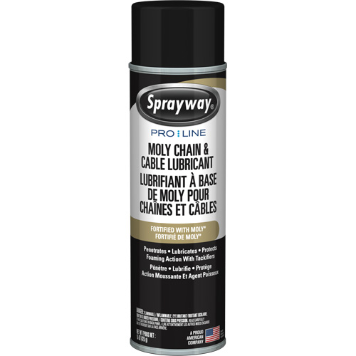 Pro Line Moly Chain & Cable Lubricant, Aerosol Can Infinity Industrial Services Inc.