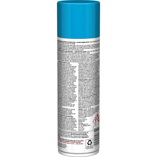 Nettoyant & polis pour acier inoxydable Pro Line, 15 oz, Canette a&eacute;rosol Infinity Industrial Services Inc.