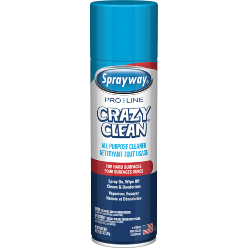 Pro Line Crazy Clean&reg; All Purpose Crazy Cleaner, 19 oz., Aerosol Can Infinity Industrial Services Inc.