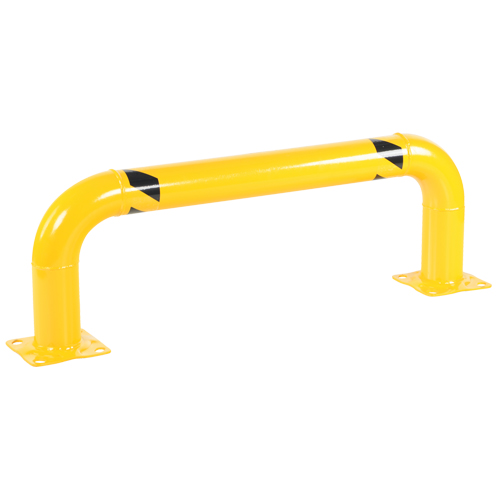 Low Profile Rack Guards, 4' W x 1.4' H, Yellow Infinity Industrial Services Inc.
