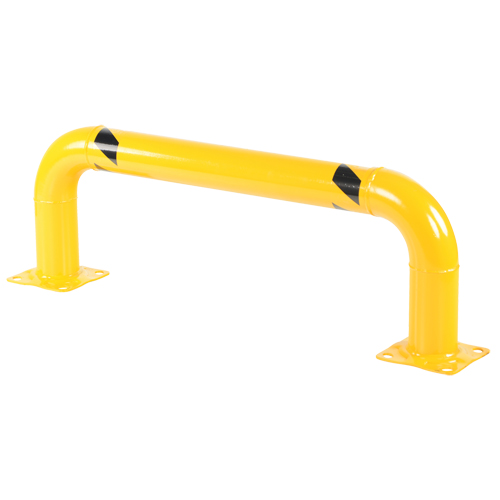 Low Profile Rack Guards, 4' W x 1.4' H, Yellow Infinity Industrial Services Inc.