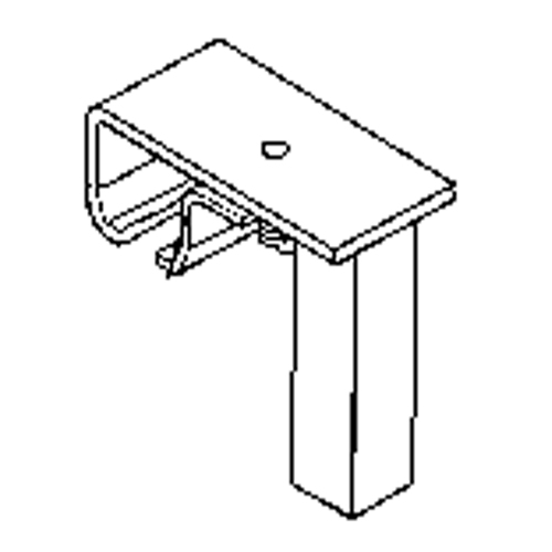 Support de rail &agrave; roulement pour quincaillerie de support au plancher Infinity Industrial Services Inc.