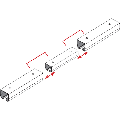 Curtain Partition Track Splicer Infinity Industrial Services Inc.