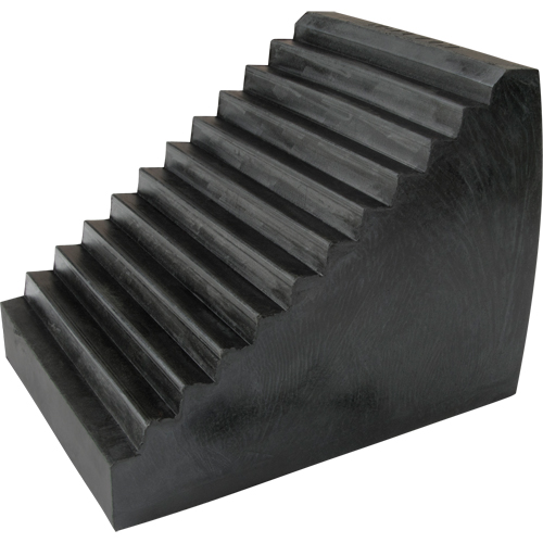 Wheel Chock, 9-1/2" x 6-1/2" x 7-1/2", Black Infinity Industrial Services Inc.