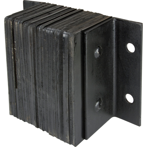Laminated Dock Bumpers, Horizontal, Rubber, 12" W x 6" D x 10" H Infinity Industrial Services Inc.