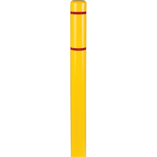 Capuchons en polyethylene pour borne de protection, 4-1/2" dia. x 64" l, Jaune Infinity Industrial Services Inc.