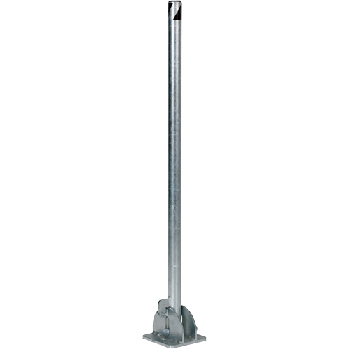 Butoirs repliables, Acier, 42" h x 1-3/4" la, Argent Infinity Industrial Services Inc.