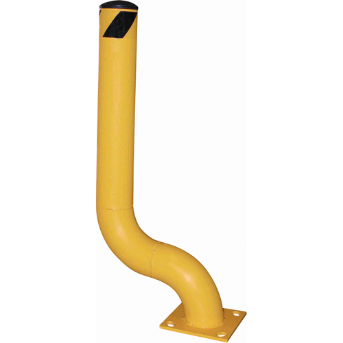 Borne d&eacute;sax&eacute;e, Acier, 36-1/8" h x 8" la, Jaune Infinity Industrial Services Inc.