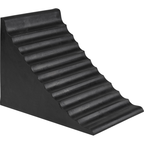Wheel Chock, 9-7/8" x 7-1/8" x 7-1/2", Black Infinity Industrial Services Inc.