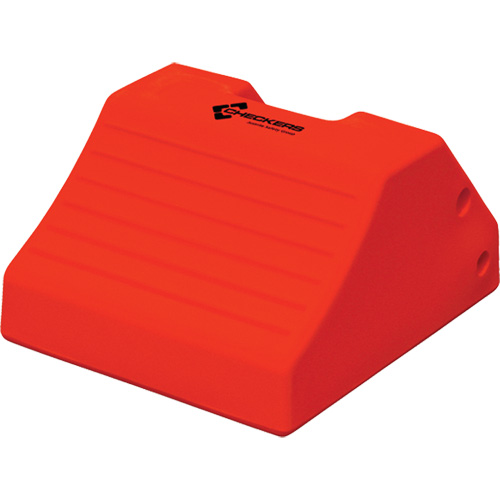 Heavy-Duty Wheel Chocks, Polyurethane, Safety Yellow, 15-1/2" W x 17-7/10" D x 10" H Infinity Industrial Services Inc.