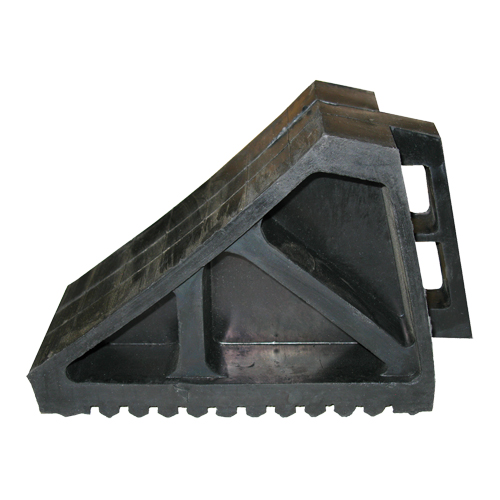Wheel Chock, 10-5/8" x 7" x 4-1/2", Black Infinity Industrial Services Inc.
