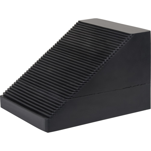 Wheel Chock, 10-5/8" x 8-5/8" x 7", Black Infinity Industrial Services Inc.