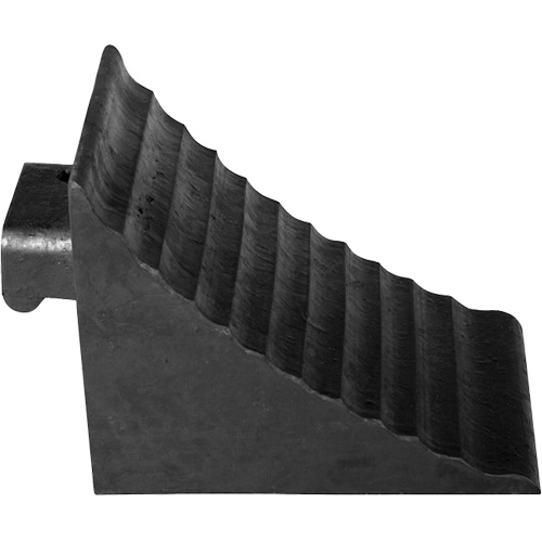 Wheel Chock, 9-3/4" x 7-1/4" x 7-3/4", Black Infinity Industrial Services Inc.