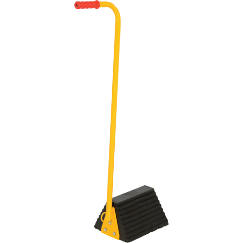 Ergo Handle Wheel Chock, 9-1/4" x 8" x 6", Black Infinity Industrial Services Inc.