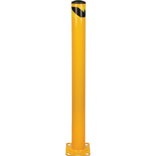 Butoir, Acier, 48" h x 4-1/2" la, Jaune Infinity Industrial Services Inc.