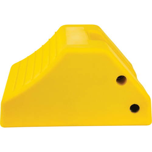 Heavy-Duty Wheel Chocks, Urethane, Yellow, 15-1/2" W x 17-7/10" D x 10" H Infinity Industrial Services Inc.