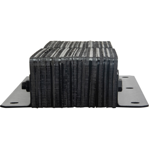 Laminated Dock Bumpers, Vertical, Rubber, 11" W x 4" D x 24" H Infinity Industrial Services Inc.