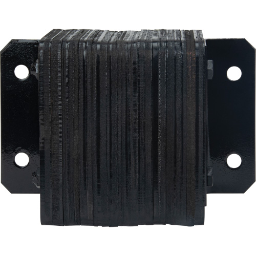 Laminated Dock Bumpers, Horizontal, Rubber, 12" W x 4" D x 10" H Infinity Industrial Services Inc.