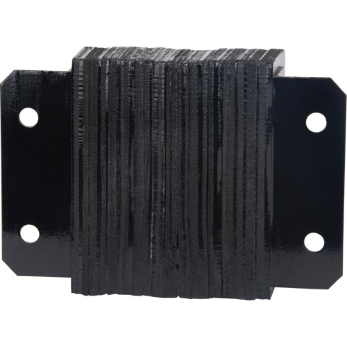 Laminated Dock Bumpers, Horizontal, Rubber, 12" W x 4" D x 10" H Infinity Industrial Services Inc.
