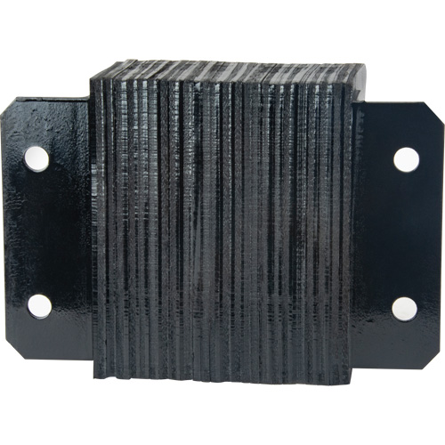 Laminated Dock Bumpers, Horizontal, Rubber, 12" W x 6" D x 10" H Infinity Industrial Services Inc.