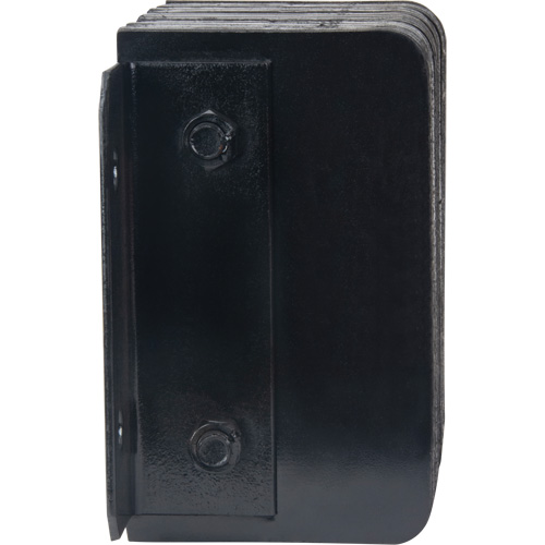 Laminated Dock Bumpers, Horizontal, Rubber, 12" W x 6" D x 10" H Infinity Industrial Services Inc.