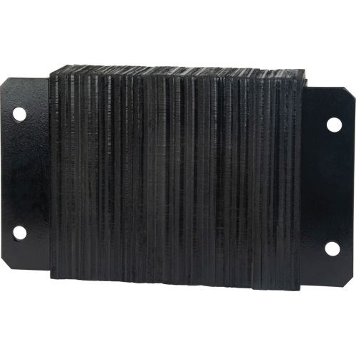Laminated Dock Bumpers, Horizontal, Rubber, 18" W x 4" D x 12" H Infinity Industrial Services Inc.