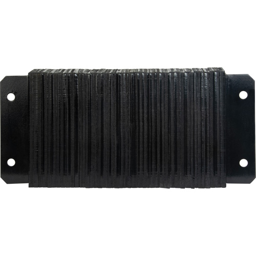 Laminated Dock Bumpers, Horizontal, Rubber, 24" W x 4" D x 12" H Infinity Industrial Services Inc.