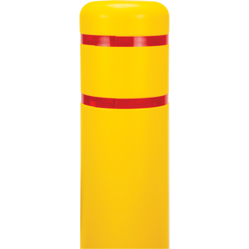 Polyethylene Bollard Cover, 6-5/8" Dia. x 52" L, Red/Yellow Infinity Industrial Services Inc.