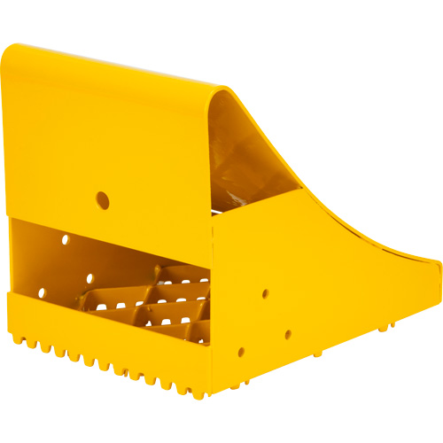 Ice Chocks, Steel, Yellow, 8-1/16" W x 10-5/8" D x 8-13/16" H Infinity Industrial Services Inc.