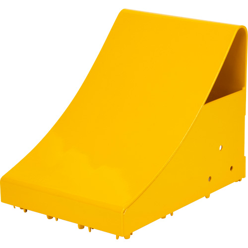 Ice Chocks, Steel, Yellow, 8-1/16" W x 10-5/8" D x 8-13/16" H Infinity Industrial Services Inc.