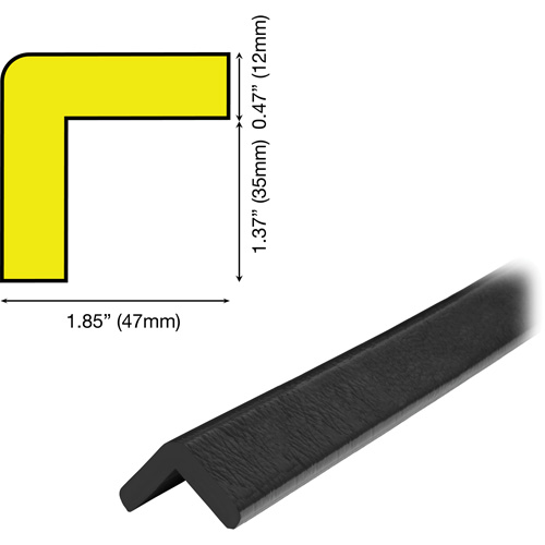 Butoir de protection de coin mod&egrave;le H 5M Infinity Industrial Services Inc.