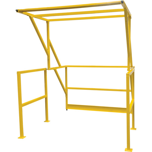 Mezzanine Safety Gate, 70" L x 77" H, 78" Raised, Yellow Infinity Industrial Services Inc.