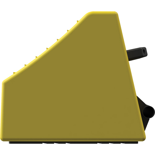 Checkers Safety Heavy-Duty Ultra Class Mining Wheel Chock, HDPE, Yellow, 14-1/2" W x 17-1/2" D x 16" H Infinity Industrial Services Inc.
