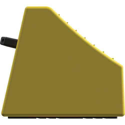 Cale de roue ultra-robuste pour l'exploitation mini&egrave;re Checkers Safety sans support, PEHD, Jaune, 14-1/2" la x 17-1/2" p x 16" h Infinity Industrial Services Inc.