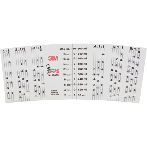 Bande &agrave; ins&eacute;rer indicatrice de rapport de m&eacute;lange pour godet PPS Infinity Industrial Services Inc.