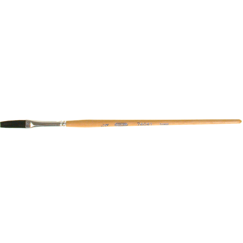 Pinceau une passe, Largeur de la brosse de 1/4", Soie de bœuf, Manche &agrave; Bois Infinity Industrial Services Inc.