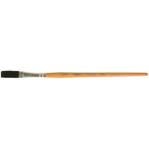 Pinceau une passe, Largeur de la brosse de 3/8", Soie de bœuf, Manche &agrave; Bois Infinity Industrial Services Inc.