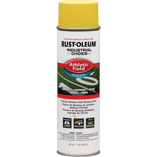 Industrial Choice&reg; AF1600 Athletic Field Striping Paint, Yellow, 17 oz., Aerosol Can Infinity Industrial Services Inc.