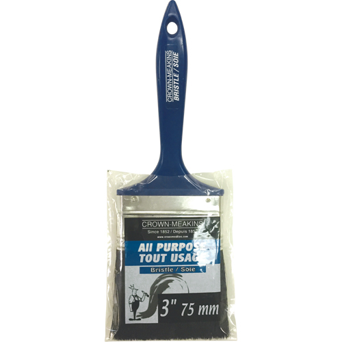 All-Purpose Paint Brush, Bristle, Plastic Handle, 3" Width Infinity Industrial Services Inc.