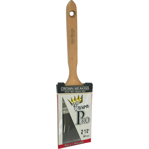 Pinceau angulaire Pro, Poly/nylon, Manche Bois, Largeur de 2-1/2" Infinity Industrial Services Inc.