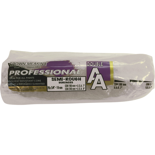 Professional AA Synthetic Paint Roller Cover, 19 mm (3/4") Nap, 240 mm (9-1/2") L Infinity Industrial Services Inc.