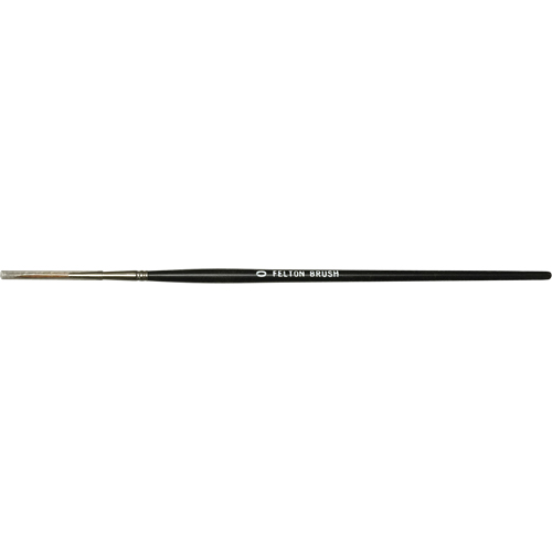 Pinceau plat pour artiste, Largeur de la brosse de 6 mm, Martre rouge, Manche &agrave; Bois Infinity Industrial Services Inc.