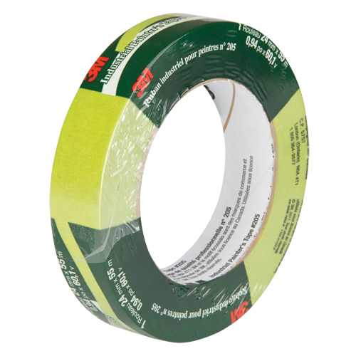 Painter's Masking Tape 205, 24 mm (1") x 55 m (180'), Green Infinity Industrial Services Inc.