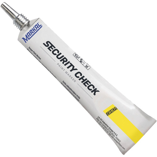 Marqueur de peinture de contr&ocirc;le de s&eacute;curit&eacute;, 1,7 oz, Tube, Jaune Infinity Industrial Services Inc.