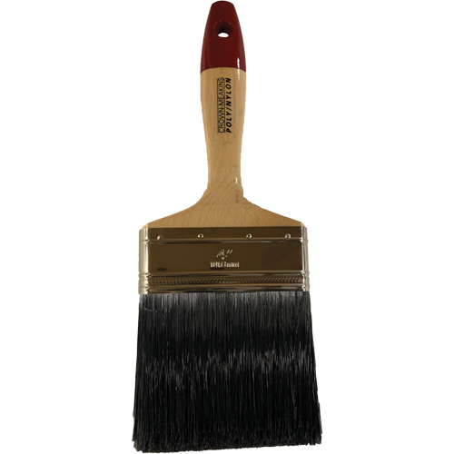 Paint Brush, Poly/Nylon, Wood Handle, 4" Width Infinity Industrial Services Inc.