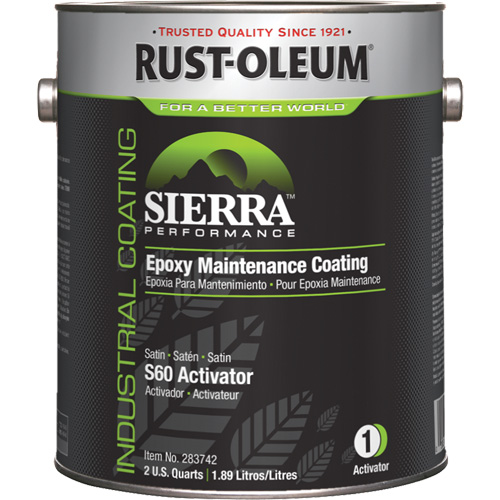 Rev&ecirc;tement dentretien &eacute;poxydique &agrave; base deau Sierra S60 partie 1 activateur, Gallon Infinity Industrial Services Inc.