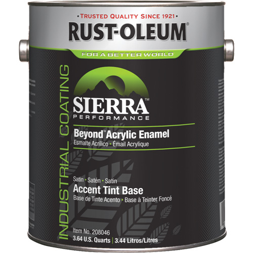 Sierra Performance Beyond Acrylic Enamel, Gallon, Tint Base Infinity Industrial Services Inc.